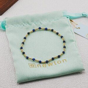 🆕✨Enewton Gold Bead Lapis Lazuli Natural Stone Bracelet